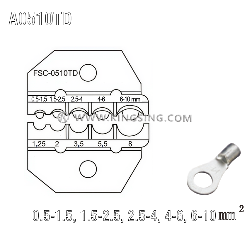 terminal crimping die terminal crimping die