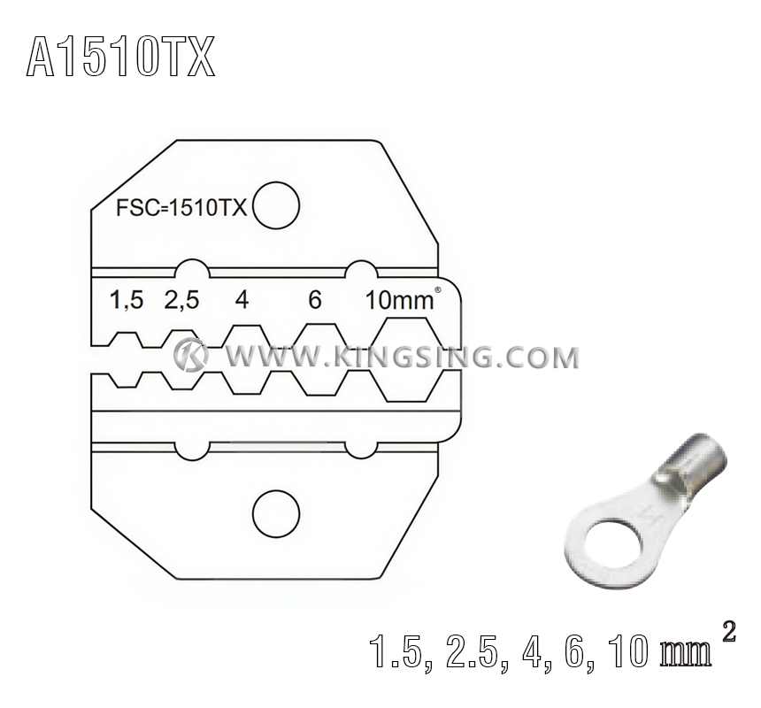 terminal crimping die terminal crimping die