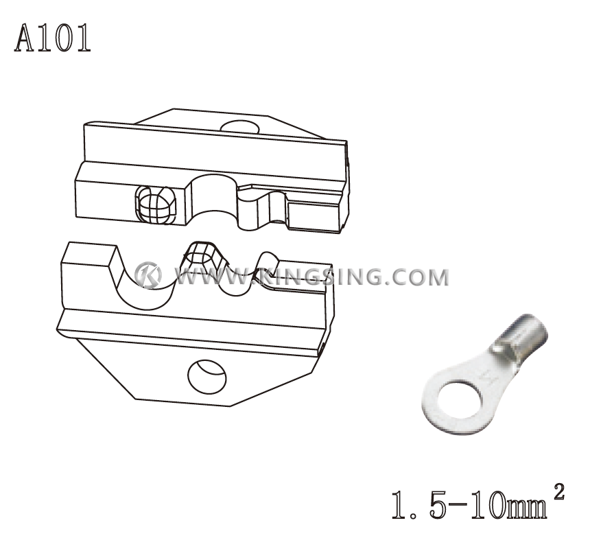 terminal crimping die terminal crimping die