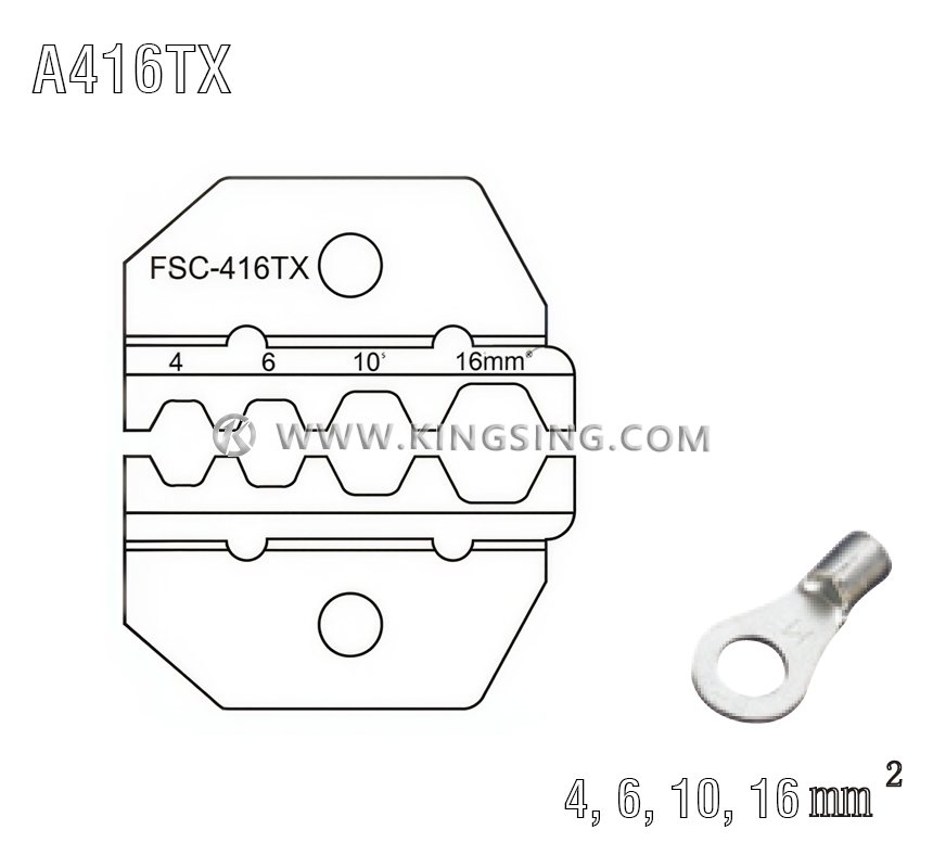 terminal crimping die terminal crimping die