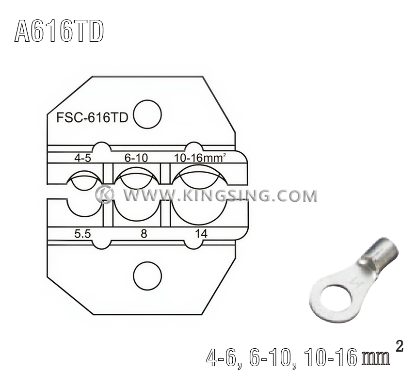 terminal crimping die terminal crimping die