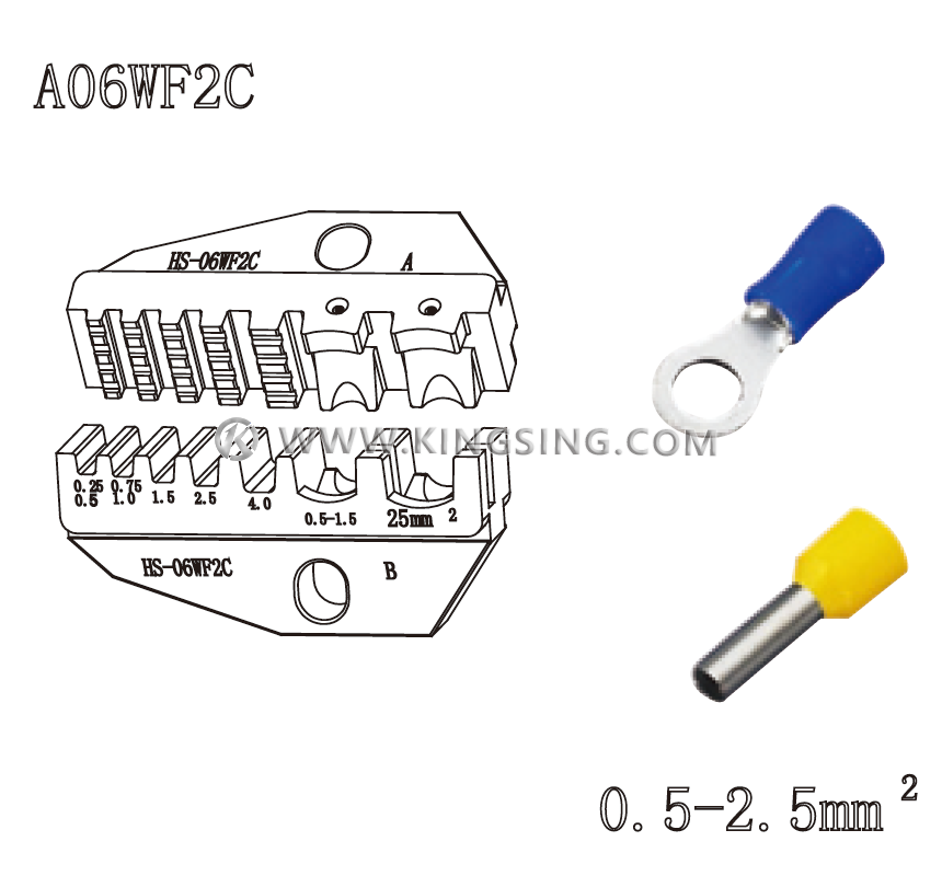 terminal crimping die terminal crimping die