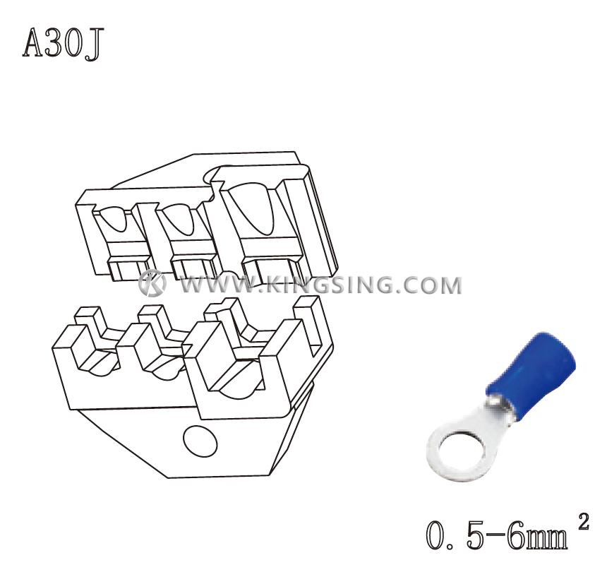 terminal crimping die terminal crimping die