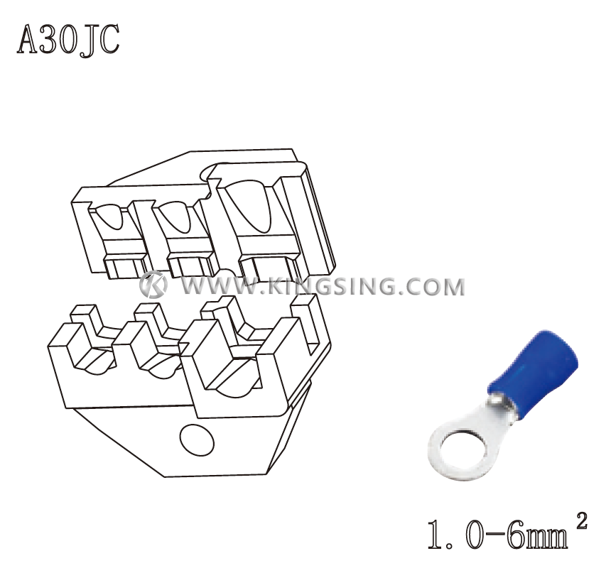 terminal crimping die terminal crimping die