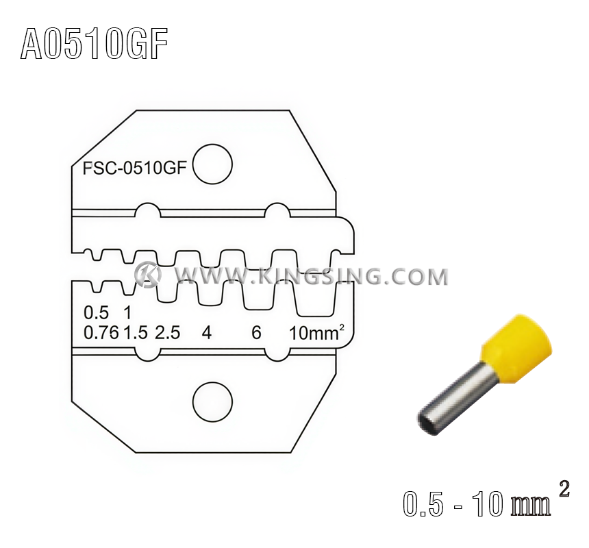 terminal crimping die terminal crimping die