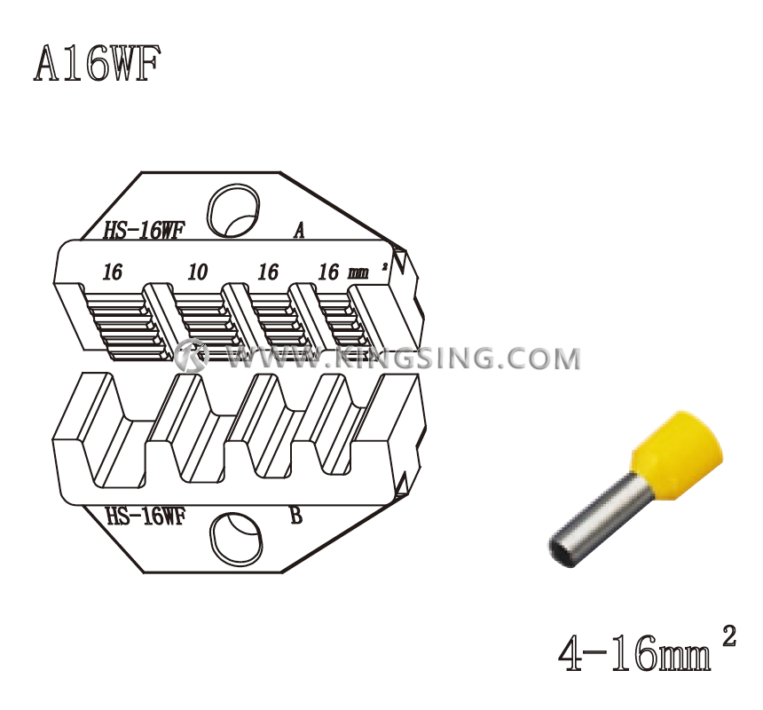 terminal crimping die terminal crimping die