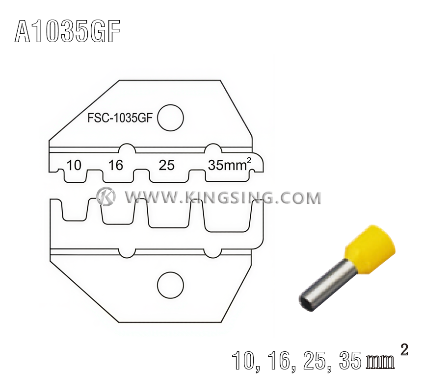terminal crimping die terminal crimping die