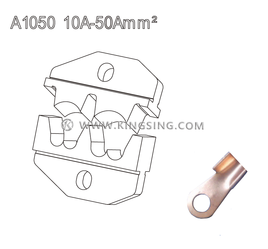 terminal crimping die terminal crimping die