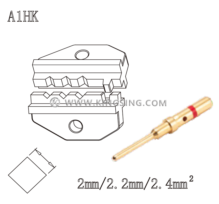 terminal crimping die terminal crimping die