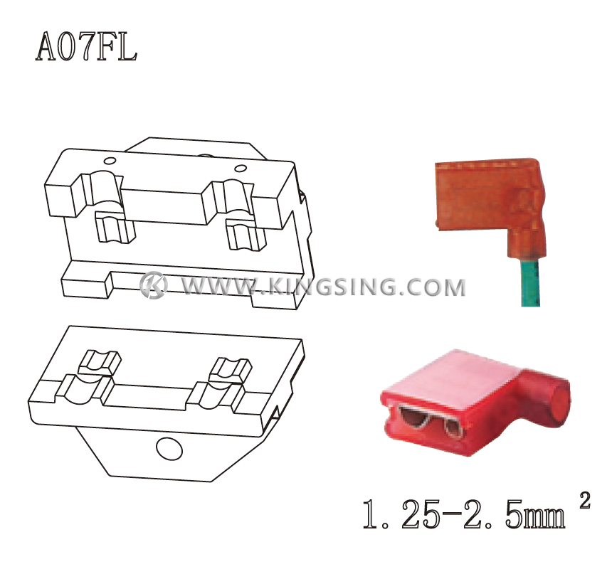 terminal crimping die terminal crimping die
