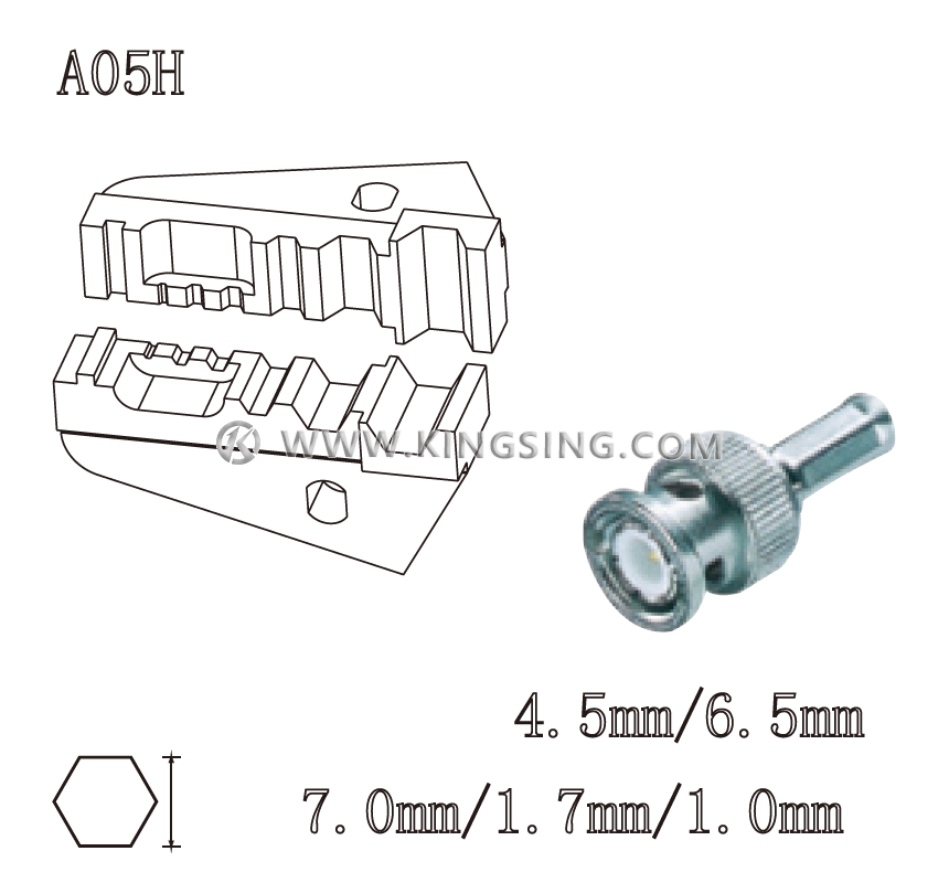 terminal crimping die terminal crimping die