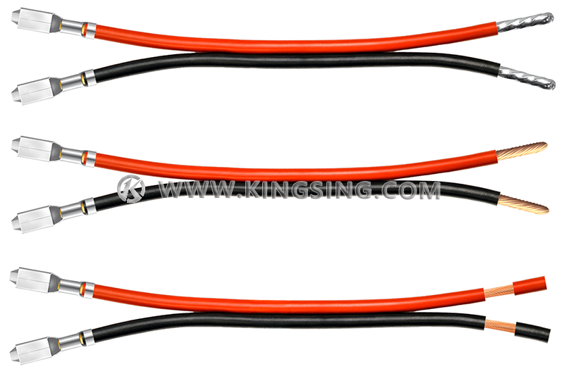 parallel twin wire crimping and tinning parallel twin wire crimping and tinning