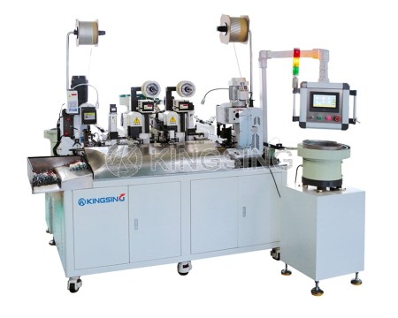 Automatic Sleeve and Sheath Double-headed Copper Tape Splicing Terminal Machine
