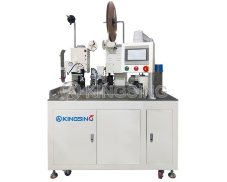 Dual-Wire Combination Crimping and Tinning Machine