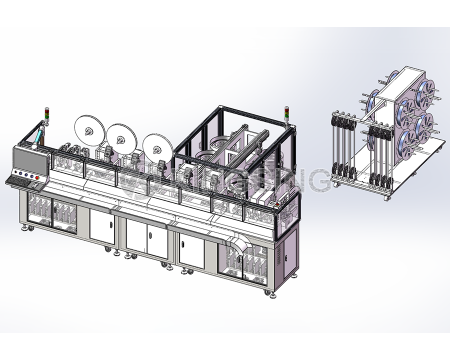 Automatic 5-Station Number Tube Inserting & Crimping Machine